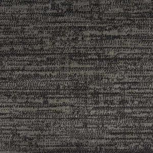 Essence - Wrought - Black 13.2 ft. 47.19 oz. Polyester Pattern Installed Carpet