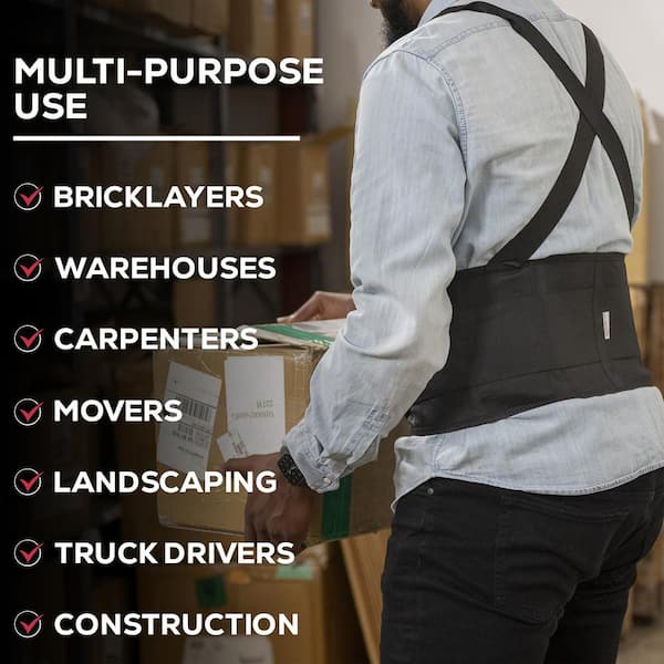 Back Brace For Men Lower Back Fajas Para Hombres De Trabajo Pesado