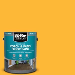1 gal. #P270-6 Soft Boiled Gloss Enamel Interior/Exterior Porch and Patio Floor Paint