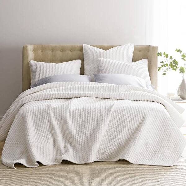 The Company Legends Paloma Cotton Textured King Sham In White 50494f K Home Depot - King Sham Bedding The Company Legends Paloma Cotton Textured King Sham In White 50494f K Home Depot - King Sham Bedding