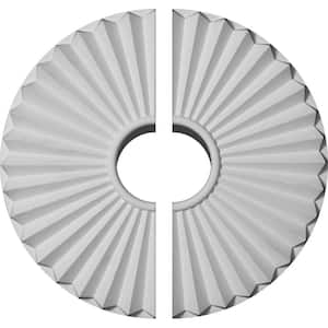 19-3/4 in. x 1-3/8 in. Shakuras Urethane Ceiling Medallion, 2-Piece (For Canopies up to 5-1/2 in.)