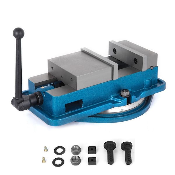 5 in. Precision Milling Vice, ACCU Lock Down Vise, 5 in. Jaw Width, 360° Swiveling Base CNC Vise
