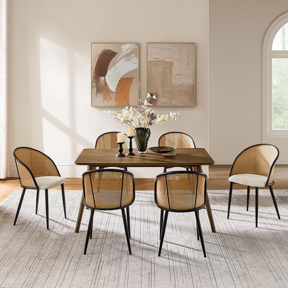 JAYDEN CREATION Poncio Linen Medieval Modern polyester Dinning