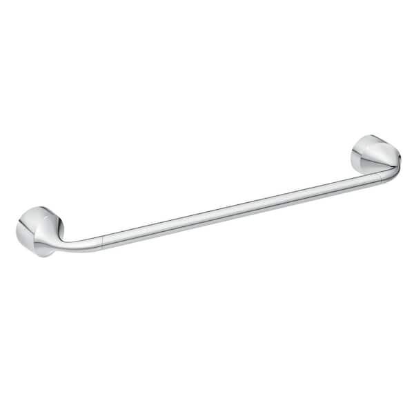 MOEN Idora 24 in. Towel Bar with Press and Mark in Chrome