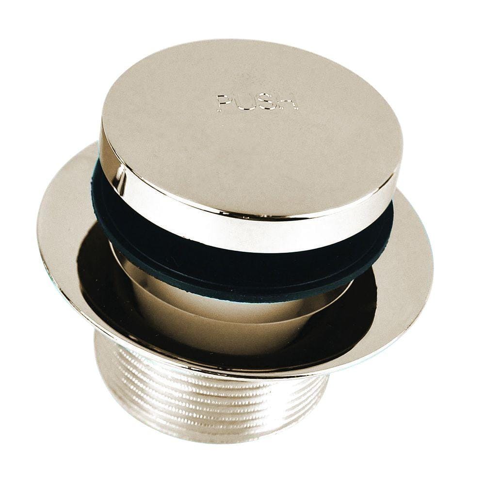 1.865 in. Overall Diameter x 11.5 Threads x 1.25 in. Foot Actuated Bathtub Closure, Brushed Nickel price history on PriceWatchPro