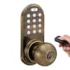 Morning Industry Antique Brass Touch Pad and Remote Electronic