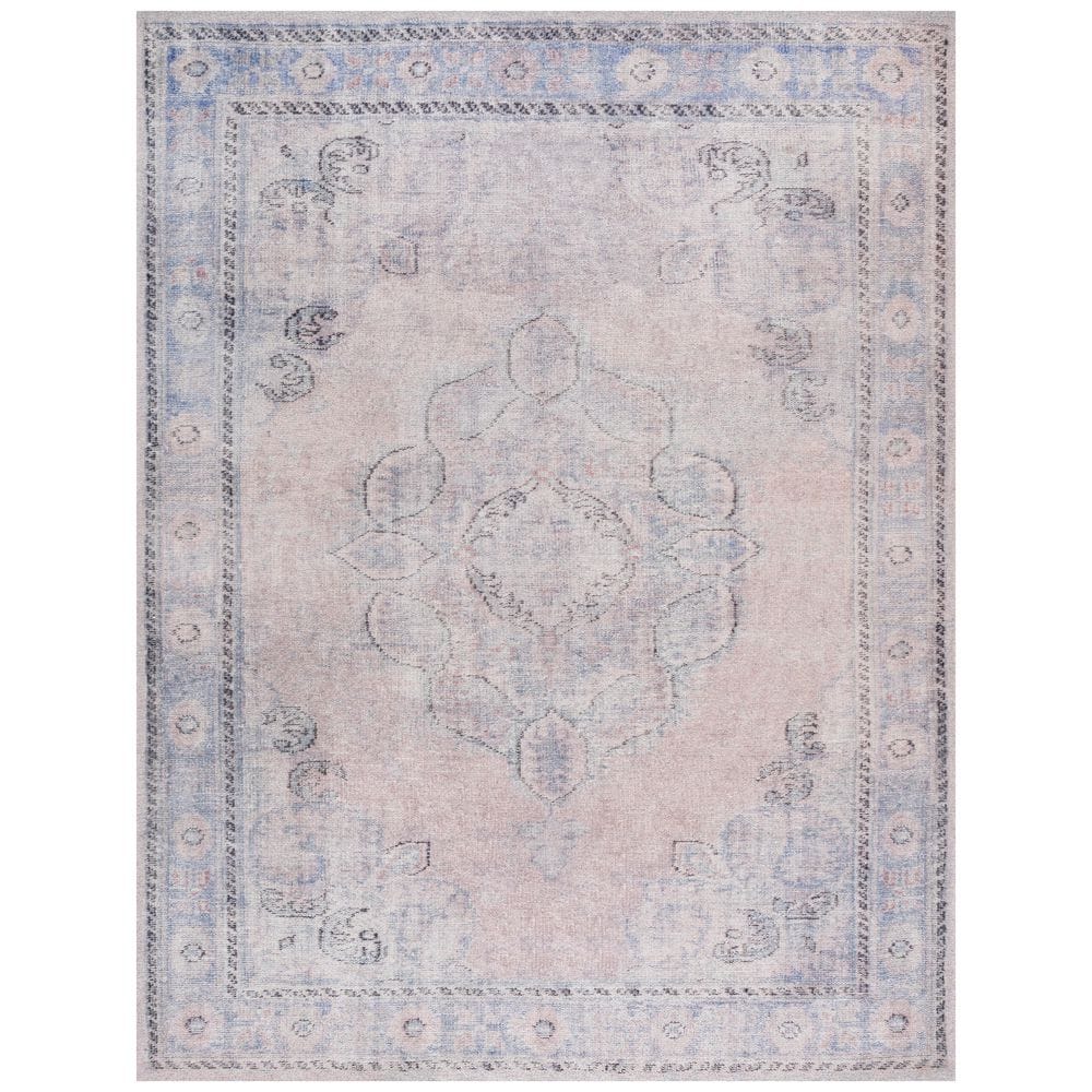 Classic Vintage 8 ft. x 10 ft. Gray/Beige Distressed Traditional Medallion Area Rug price history on PriceWatchPro