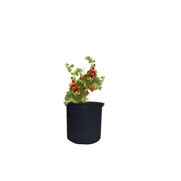 Viagrow 10 Gal. Breathable Fabric Root Aeration Polypropylene Pot with Handles