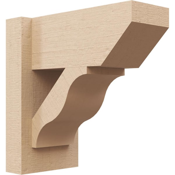 Ekena Millwork 6 in. W. x 12 in. x 12 in. Primed Tan Urethane Outlook