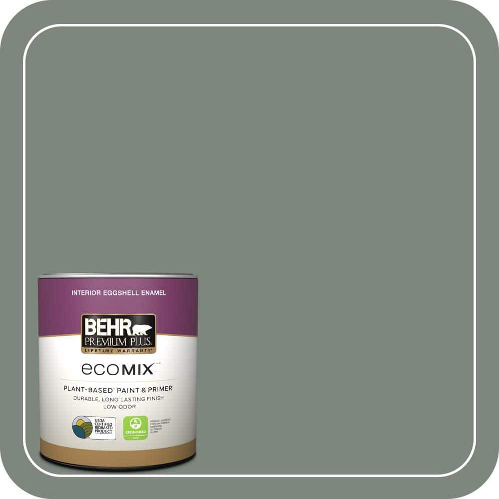 1 qt. #700F-5 Wild Sage Eggshell Enamel EcoMix Plant-Based Interior Paint & Primer price history on PriceWatchPro