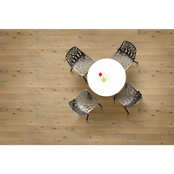 Take Home Sample - Woodridge Jolie Oak 6 in. x 6 in. Engineered Oak Waterproof Hardwood Flooring