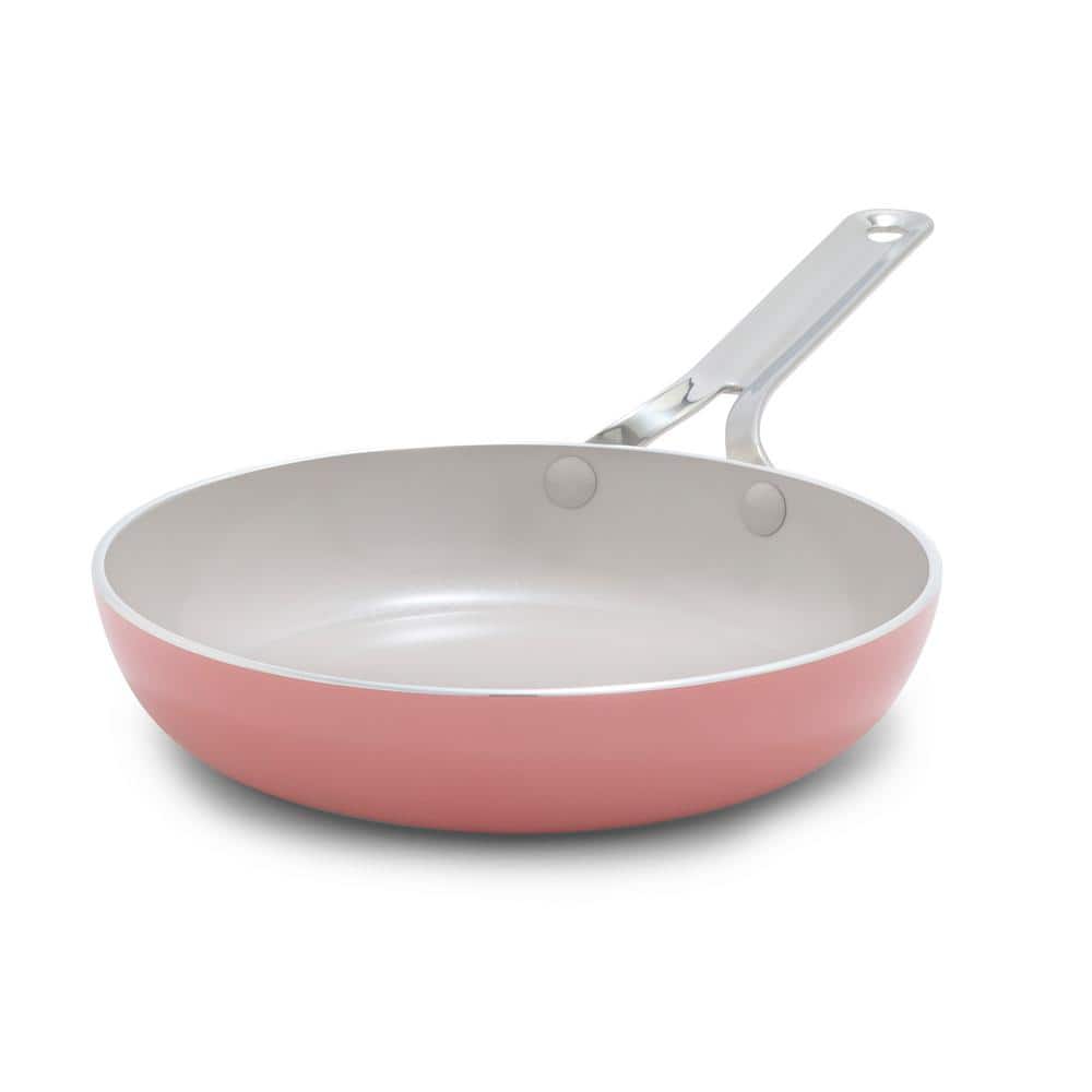 Nova 8 in. Healthy Ceramic Nonstick Frying Pan Skillet in Coral