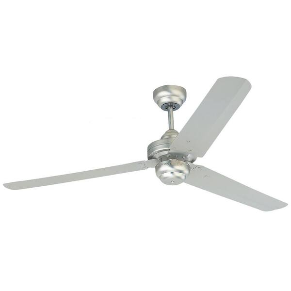 Generation Lighting Studio 54 in. Brushed Pewter Ceiling Fan with Metal Blades