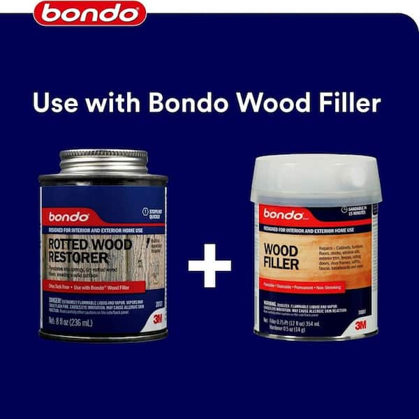 3M Bondo 8-fl oz Clear Wood Filler in the Wood Filler department at