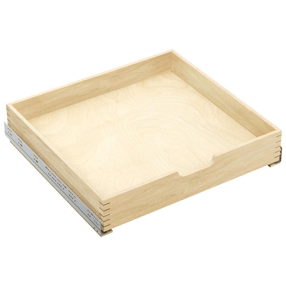 HOMEIBRO 28.5 in. Wood Pull Out Drawer with Soft Close Rail for