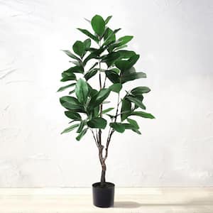 4 ft. Artificial Magnolia Tree Leaf Tree in Pot