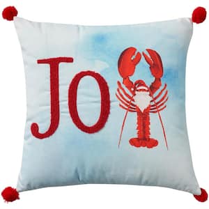 Holiday Pillows Multicolor Modern & Contemporary 18 in. x 18 in. Square Throw Pillow