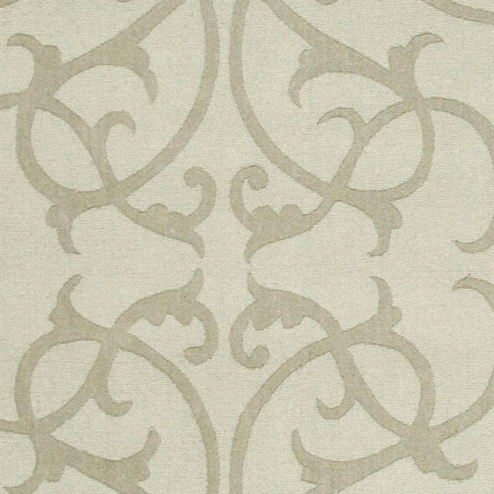Sage Hand-Tufted Wool Rectangular Area Rug 7'6" x 9'6"