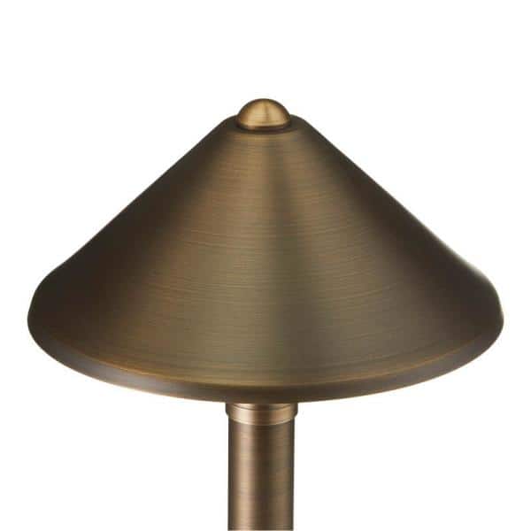 Volt Low Voltage Cast Brass Conehead, Volt Brass Landscape Lighting Kit
