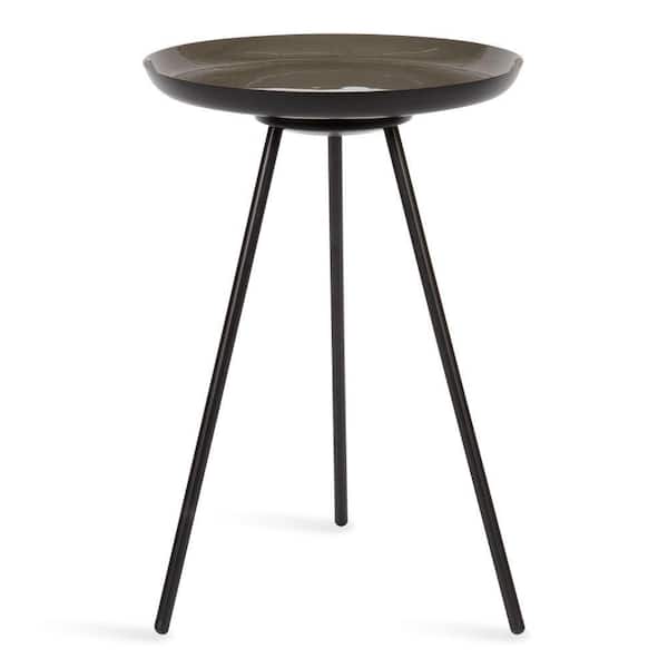 Laranya 15.00 in. D Brown 22.50 in. H Round Metal End Table