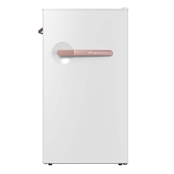Frigidaire 3.2 cu. ft. Retro Mini Refrigerator with Side Bottle Opener in White