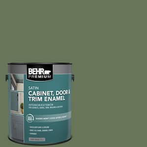 1 gal. #PPU10-01 Scallion Satin Enamel Interior/Exterior Cabinet, Door & Trim Paint