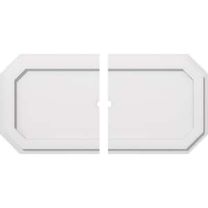 30 in. W x 15 in. H x 1 in. ID x 1 in. P Emerald Architectural Grade PVC Contemporary Ceiling Medallion (2-Piece)