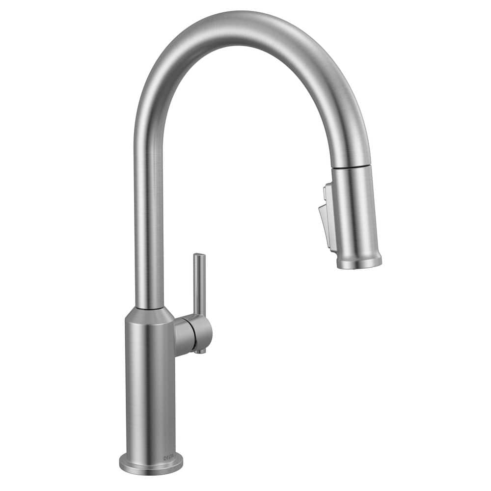 Delta Cordova Arctic Stainless 17.13 in. H Pull Down Sprayer