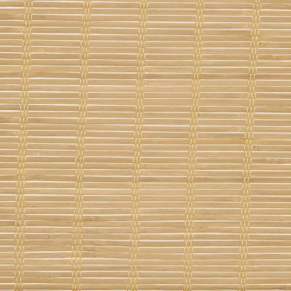 Bayport Cordless Maple Bamboo Roman Shade Swatch 6 in. W x 6 in. L