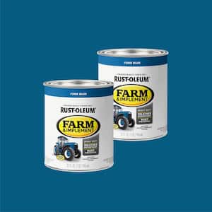 Rust-Oleum 1 qt. Farm Equipment Low Gloss Black Enamel Paint (2