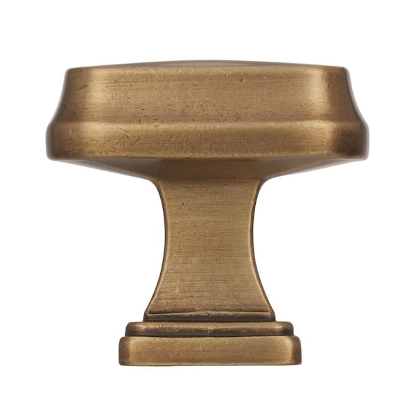 Amerock - Revitalize 1-1/4 in. (32mm) Traditional Gilded Bronze Rectangle Cabinet Knob