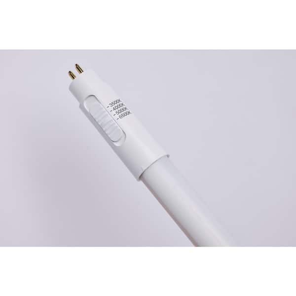 3 ft. 18-Watt 35K/40K/50K/65K CCT Selectable 2500LM T5 Linear Dimmable LED Light Bulb G5 OMNI TYPE B 120/347V (25-Pack)