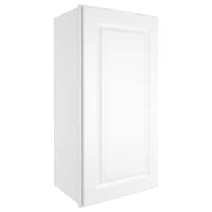 18-in W X 12-in D X 36-in H in Traditional White Plywood Ready to Assemble Wall Kitchen Cabinet