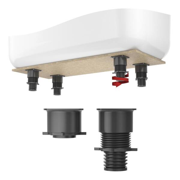 MAAX Suna 58 in. AcrylX Center Drain Non-Whirlpool