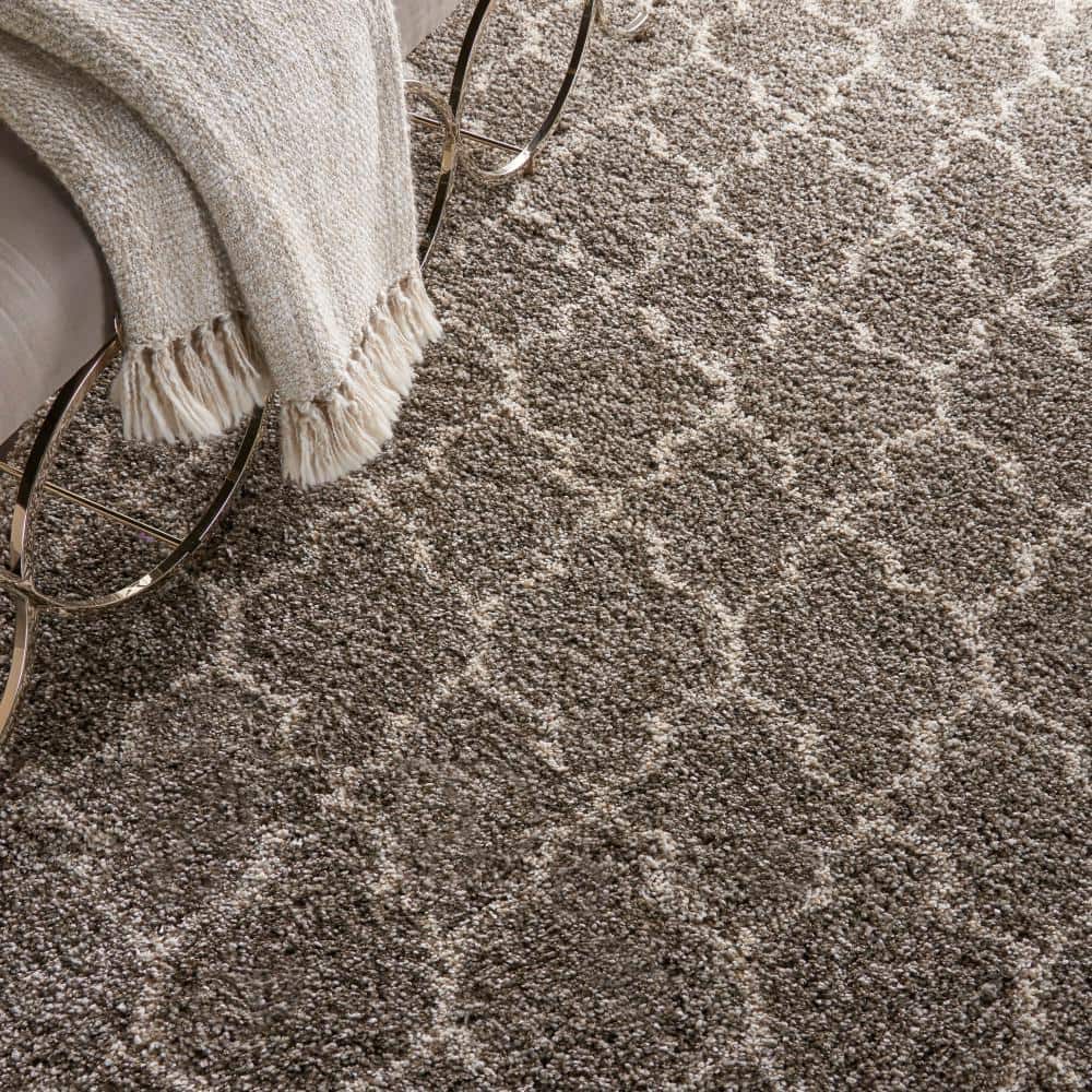 Stone High Pile Shag Rectangular Area Rug