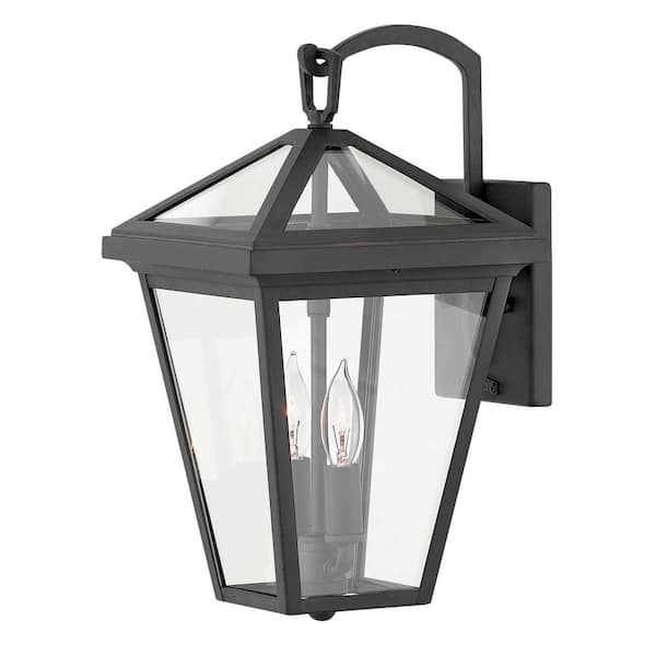 HINKLEY Alford Place 2-Light Museum Black LED Outdoor Wall Sconce