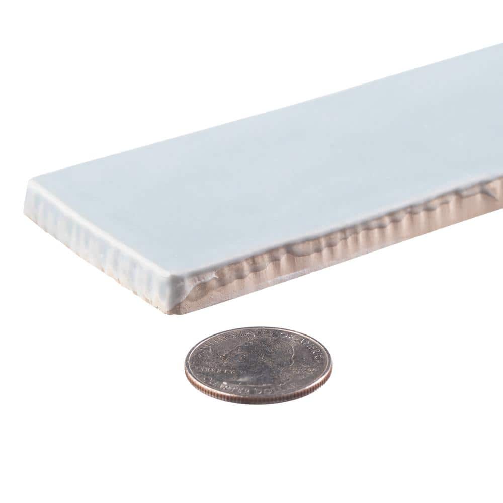 Pivot Blue Glossy Ceramic 2x10 Subway Tile