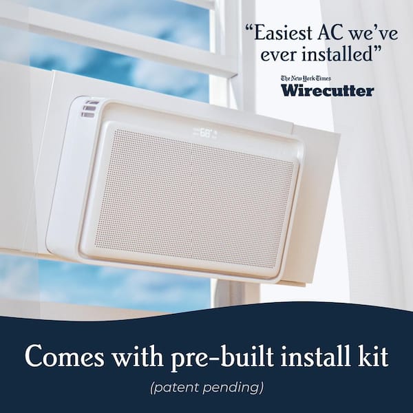 Windmill - 8,000 BTU 115-Volts QUIET Smart Inverter Window Air Conditioner, Wi-Fi/Remote, #1 Install, up to 350 sq ft. Energy Star