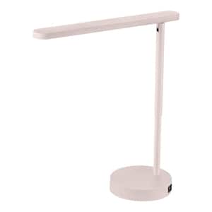 21 in. Grey Task Lamp LED with 5-Volt 2 Amp USB with Night Light