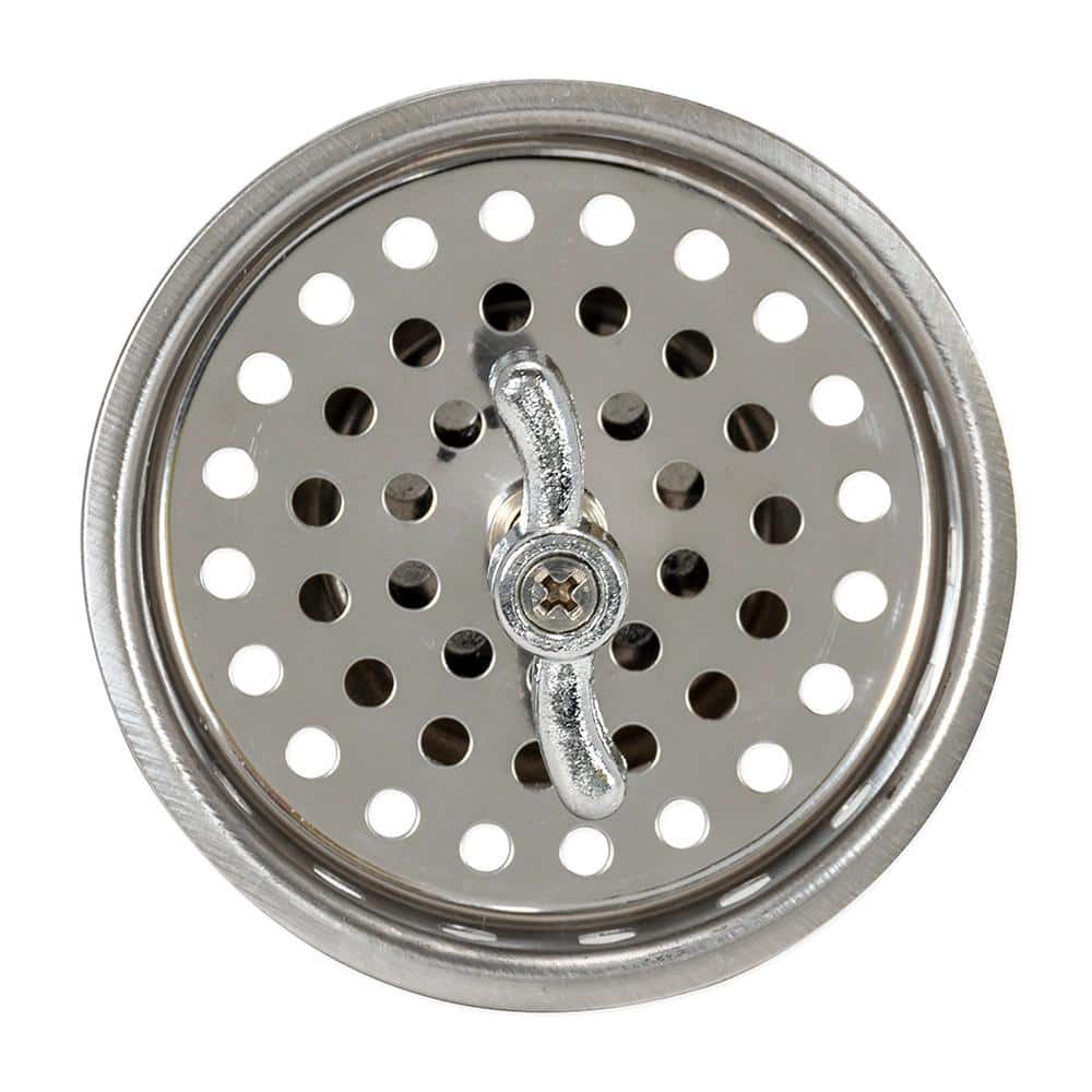Stainless Steel Kitchen Sink Strainer with Threaded Post