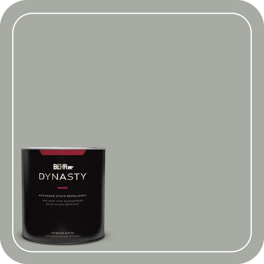 1 qt. #ECC-35-1 Silver Clouds Matte Interior Stain-Blocking Paint and Primer price history on PriceWatchPro