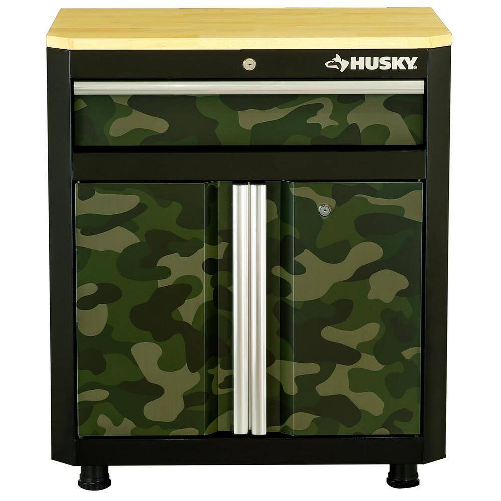 Husky ReadytoAssemble 28 in. W x 33 in. H x 18 in. D 24Gauge Steel 1