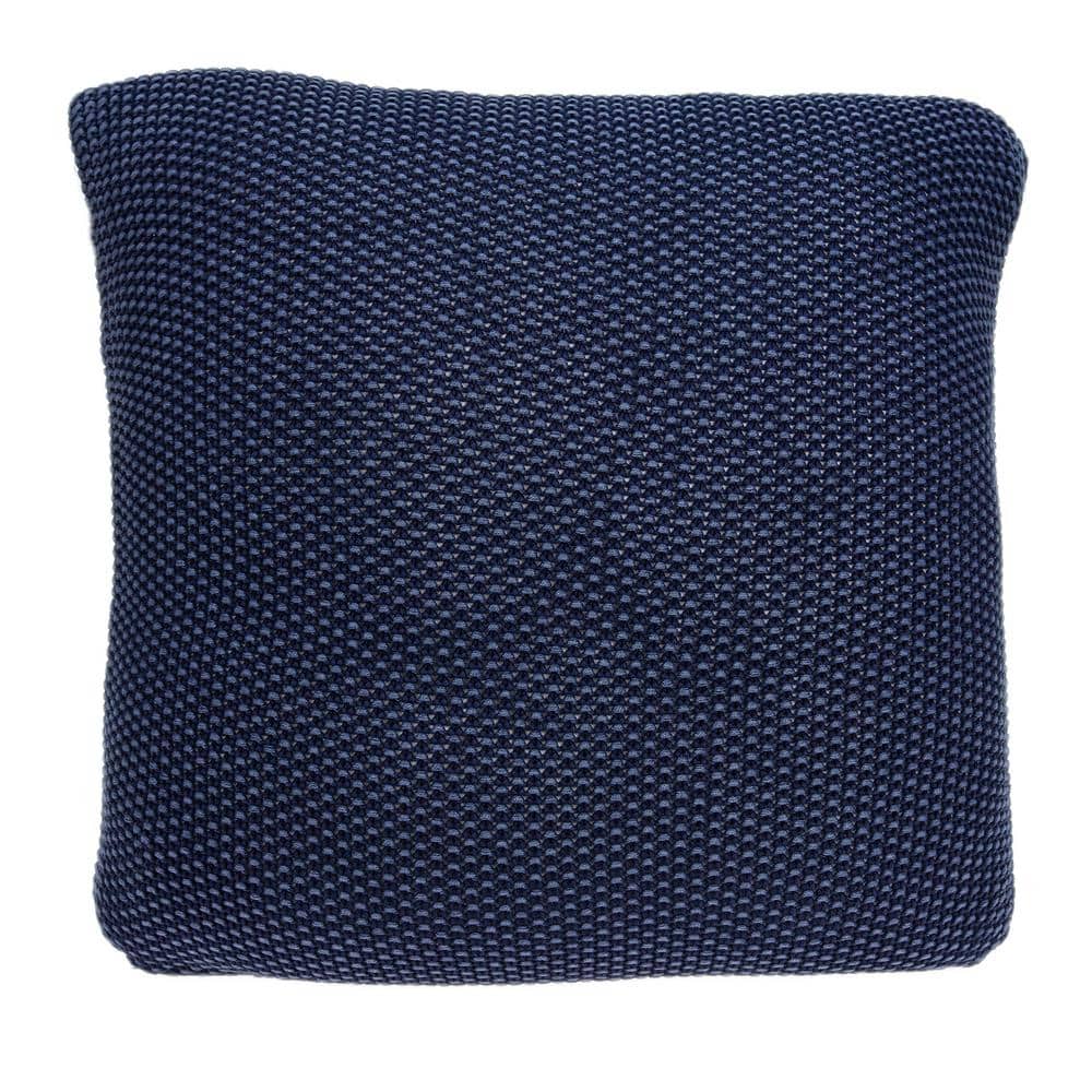 Manni Blue Throw Pillow