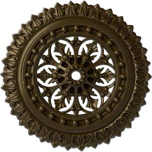 Ekena Millwork Ceiling Medallion - 18 1/2" OD, 1 1/8" ID, Urethane, Primed For Paint - View #3