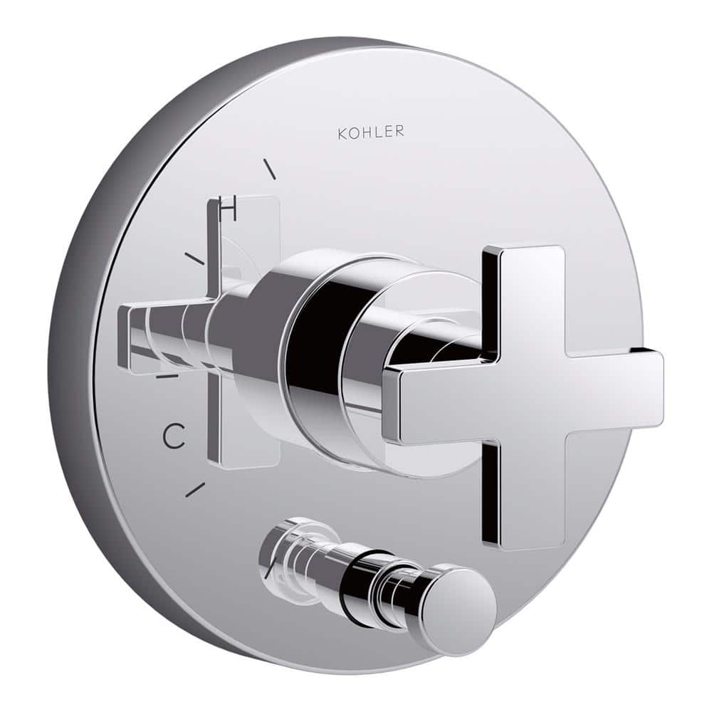 KOHLER Composed 1-Handle rite-temp Pressure Balancing Valve Trim Kit in ...