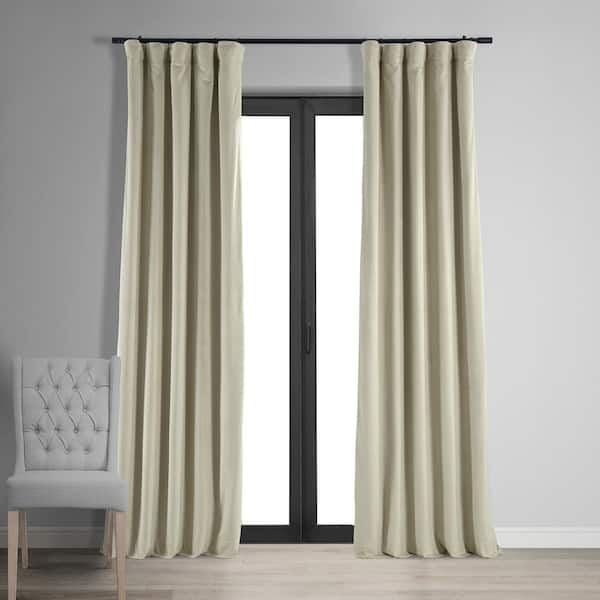 Exclusive Fabrics & Furnishings Cool Beige Signature Velvet Blackout ...