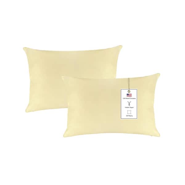 A1 Home Collections A1HC Waterproof Pale leaf 12 in. x 20 in. Outdoor Throw Pillow Covers Set of 2