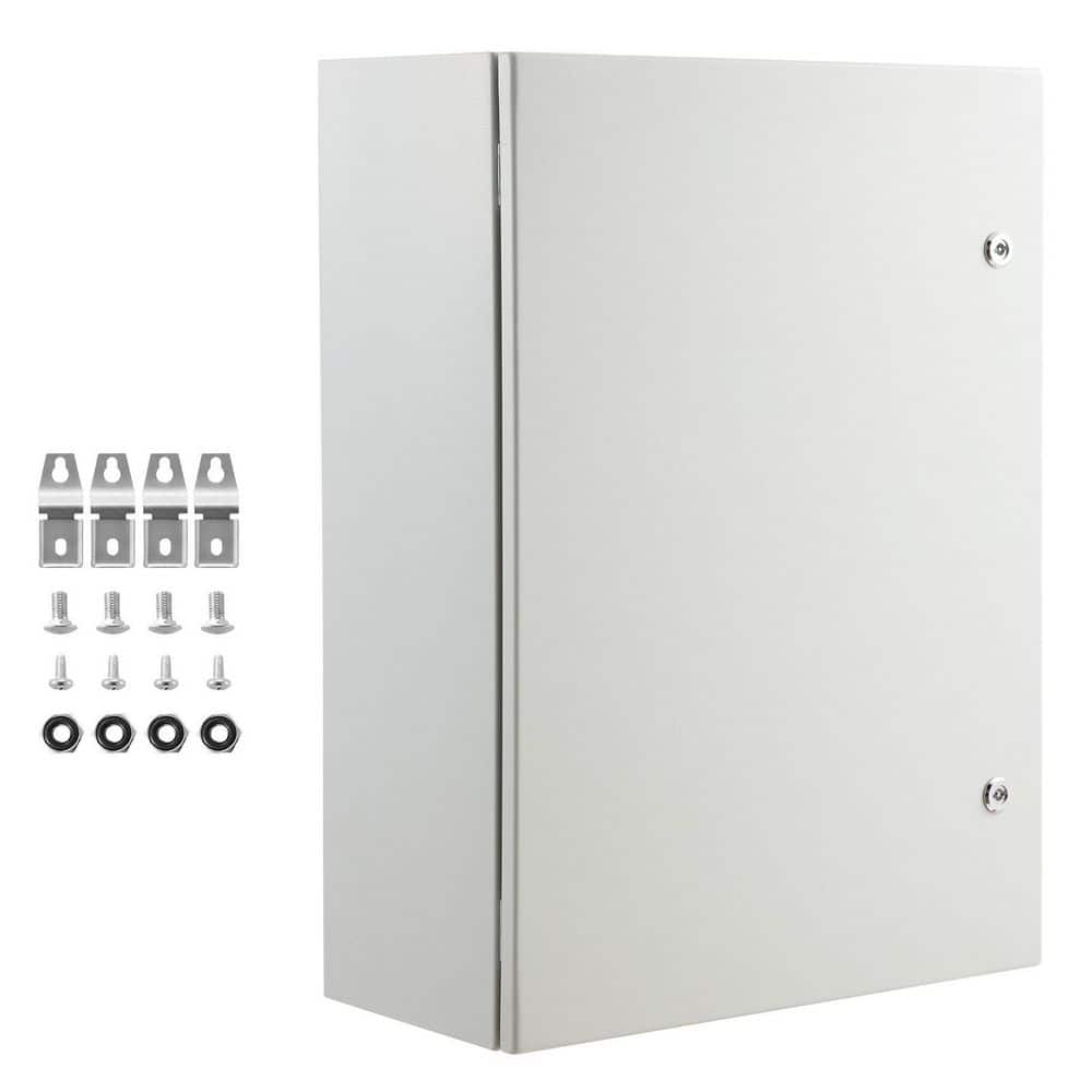 Steel Electrical Box, 27.6 x 19.7 x 9.8 in., Cold Rolled Steel Enclosure, Wall-Mounted Outdoor Box with Mounting Plate price history on PriceWatchPro