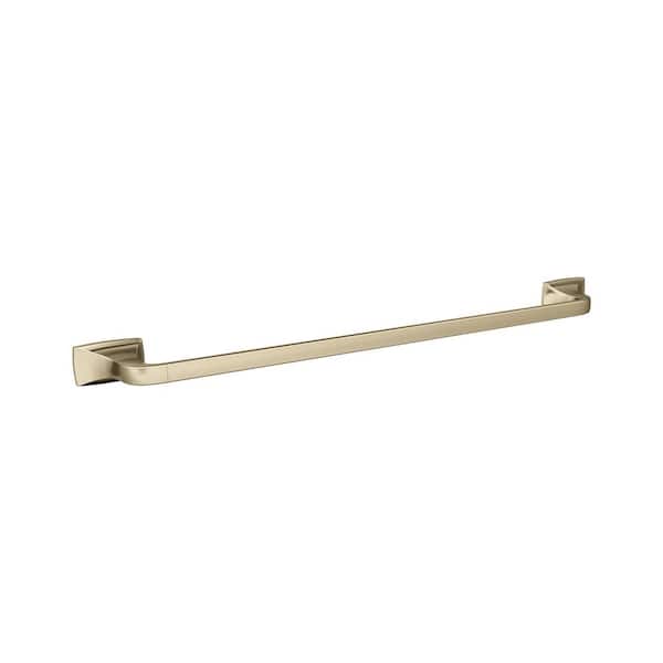 Highland Ridge 24 in. (610 mm) L Towel Bar in Golden Champagne