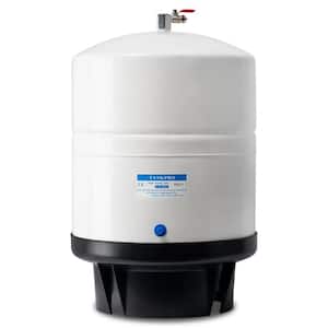 11 Gal. Metal Reverse Osmosis Water Storage Tank - Tank Valve and Adapter Included